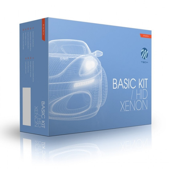 M-Tech KIT XENON H4-3 6000K - BASIC BALLAST 12V