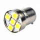 M-Tech Λάμπα Ba15s (R10W /P21W) 5xSMD 5050 12V Λευκή 2τεμ