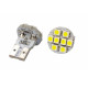 M-Tech Λαμπά W5W 8xSMD 3528 12V Λευκή 2τεμ