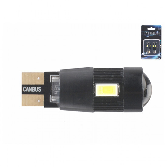 M-Tech Λάμπα W5W T10 6xSMD 5630 CAN-BUS 12V Λευκή 2τεμ