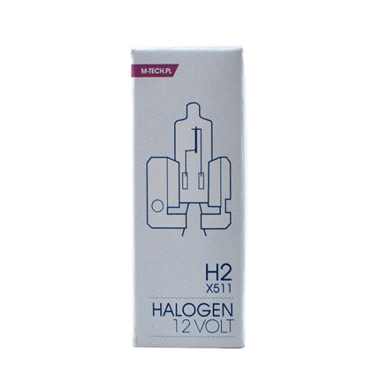 M-Tech Λαμπάκι Αλογόνου H2 12V 55W X511 STANDARD κουτί 1ΤΕΜ.