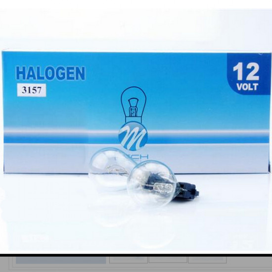 M-Tech Λαμπάκια P27 12V 7W Διάφανα - ΚΟΥΤΙ 10ΤΕΜ.