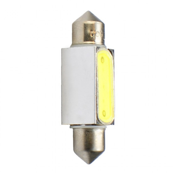 M-Tech ΛΑΜΠΑΚΙΑ ΠΛΑΦΟΝΙΕΡΑΣ C5W 12V 1,5W SV8,5 36mm LED 1xHP PREMIUM BLISTER ΛΕΥΚΟ 2ΤΕΜ.