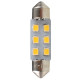 M-Tech ΛΑΜΠΑΚΙΑ ΠΛΑΦΟΝΙΕΡΑΣ C5W 12V SV8.5 36mm 0,5W 6xSMD2835 LED OSRAM ΛΕΥΚΟ  BLISTER 2ΤΕΜ. M-TECH