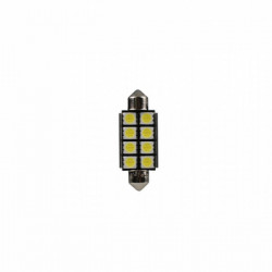 M-Tech ΛΑΜΠΑΚΙΑ ΠΛΑΦΟΝΙΕΡΑΣ C5W 24V 0,24W SV8,5 41mm LED CAN-BUS 8xSMD505 ΛΕΥΚΟ 1ΤΕΜ. M-TECH