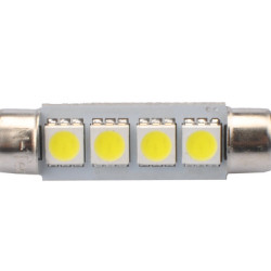 M-Tech ΛΑΜΠΑΚΙΑ ΠΛΑΦΟΝΙΕΡΑΣ C5W/C10W 12V 0,96W SV8,5 41mm CAN-BUS LED 4xSMD5050 PREMIUM ΛΕΥΚΟ BLISTER 2ΤΕΜ M-Tech ΛΑΜΠΑΚΙΑ ΠΛΑΦΟΝΙΕΡΑΣ C5W/C10W 12V 0,96W SV8,5 41mm CAN-BUS LED 4xSMD5050 PREMIUM ΛΕΥΚΟ BLISTER 2ΤΕΜ