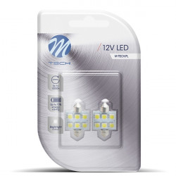 M-Tech ΛΑΜΠΑΚΙΑ ΠΛΑΦΟΝΙΕΡΑΣ C5W/C10W 12V 1,44W SV8,5 36mm PREMIUM LED 6xSMD5050 ΛΕΥΚΟ BLISTER 2ΤΕΜ. M-TECH M-Tech ΛΑΜΠΑΚΙΑ ΠΛΑΦΟΝΙΕΡΑΣ C5W/C10W 12V 1,44W SV8,5 36mm PREMIUM LED 6xSMD5050 ΛΕΥΚΟ BLISTER 2ΤΕΜ. M-TECH