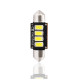 M-Tech ΛΑΜΠΑΚΙΑ ΠΛΑΦΟΝΙΕΡΑΣ C5W/C10W 12V 2W SV8,5 36mm CAN-BUS+RADIATOR LED 4xSMD5730 ΛΕΥΚΟ BLISTER 1τεμ