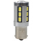 M-Tech P21W 12V BA15s LED 18xSMD5730 PREMIUM ΛΕΥΚΟ (ΜΟΝΟΠΟΛΙΚΟ) BLISTER 2ΤΕΜ. M-TECH