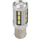 M-Tech P21W 12V BA15s LED 18xSMD5730 PREMIUM ΛΕΥΚΟ (ΜΟΝΟΠΟΛΙΚΟ) BLISTER 2ΤΕΜ. M-TECH