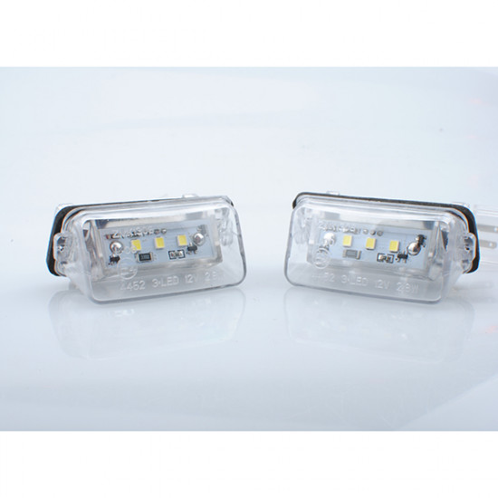 M-Tech PEUGEOT 206/207/206/307/406/407 CITROEN C3/C4/C5/SAXO ΦΩΣ ΠΙΝΑΚΙΔΑΣ LED 2ΤΕΜ.