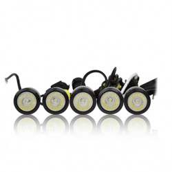 M-Tech Πρόσθετο DAYLINE Διεθνή 10LED (2 σειρές X5 LED) HP 12V μαύρο