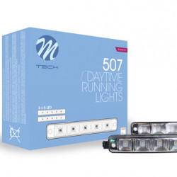 M-Tech ΠΡΟΣΘΕΤΟ DAYTIME DRL LD507SE 12V - OSRAM - ΔΙΕΘΝΕΣ ΜΕ 5HP LED - 190 Χ 43 Χ 32mm - 2 ΤΕΜ. M-TECH