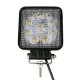 M-Tech ΠΡΟΒΟΛΕΑΣ EPISTAR 10-30V 27W 2025lm CREE LED ΤΕΤΡΑΓΩΝΟΣ 128x110x58mm