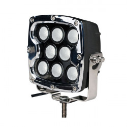 M-Tech ΠΡΟΒΟΛΕΑΣ LED DRIVING LIGHTS  ΜΑΥΡΟΣ/ΧΡΩΜΙΟ 10-32V 80W 5600lm CREE LED ΤΕΤΡΑΓΩΝΟΣ (130 x 130 x 86 mm) M-TECH