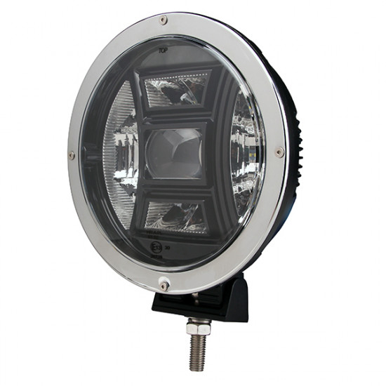 M-Tech ΠΡΟΒΟΛΕΑΣ LED DRIVING ΧΡΩΜΙΟ 10-30V 70W 6400lm CREE LED ΣΤΡΟΓΓΥΛΟΣΟΣ 9- ΙΝΤΣΩΝ