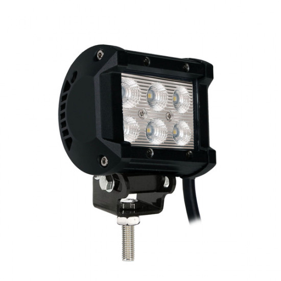 M-Tech ΠΡΟΒΟΛΕΑΣ LIGHT BAR FLOOD 10-32V 18W 1200lm OSRAM 6xLED (96 x 63 x 108 mm) ΜΠΑΡΑ LED M-TECH -1 ΤΕΜ.
