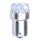 M-Tech R10W 12V BA15s LED 9xFlux 5mm ΚΙΤΡΙΝΟ (ΜΟΝΟΠΟΛΙΚΟ) BLISTER 2ΤΕΜ