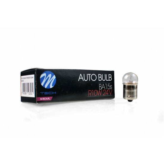 M-Tech R10W 24V 10W BA15s G18 (ΦΟΥΝΤΟΥΚΙ) STANDARD ΑΛΟΓΟΝΟΥ ΚΟΥΤΙ 10ΤΕΜ. M-TECH