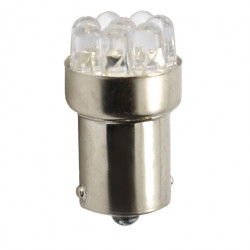 M-Tech R5W 24V P21W BA15s LED 9xFlux 5mm ΚΙΤΡΙΝΟ (ΜΟΝΟΠΟΛΙΚΟ) 1ΤΕΜ. M-TECH