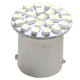 M-Tech R5W/R10W 12V BA15s 1,44W LED 22xSMD3020 PREMIUM ΛΕΥΚΟ BLISTER 2ΤΕΜ. M-TECH
