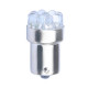 M-Tech R5W /R10W 12V BA15s LED 9xFlux 5mm ΚΟΚΚΙΝΟ (ΜΟΝΟΠΟΛΙΚΟ) BLISTER 2ΤΕΜ. M-TECH