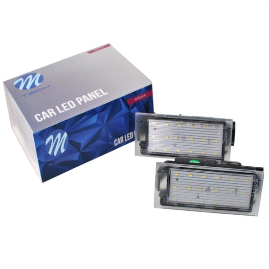 M-Tech RENAULT ΦΩΤΑ ΠΙΝΑΚΙΔΑΣ LED 2ΤΕΜ. M-TECH