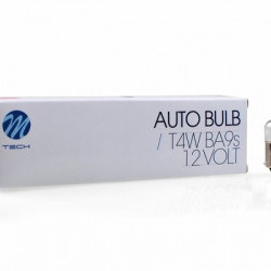 M-Tech T2W 12V 2W BA9s (ΜΙΝΙΟΝ) STANDARD ΑΛΟΓΟΝΟΥ ΚΟΥΤΙ 10ΤΕΜ. M-TECH