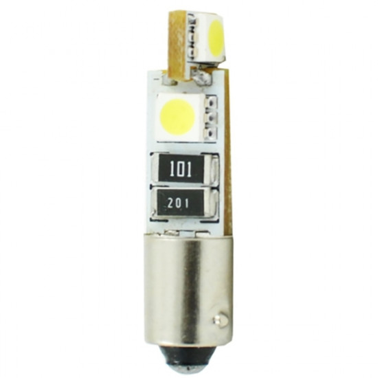 M-Tech T4W 12V 0,64W BA9s (ΜΙΝΙΟΝ) LED 4xSMD5050 CAN-BUS ΛΕΥΚΟ BLISTER 2ΤΕΜ. M-TECH