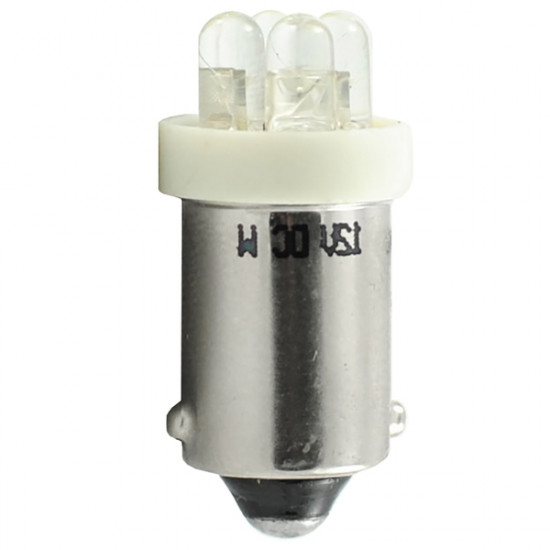 M-Tech T4W 12V 0,96W BA9s (ΜΙΝΙΟΝ) LED 4xLED 3mm ΛΕΥΚΟ BLISTER 2ΤΕΜ. M-TECH