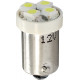 M-Tech T4W 12V 0,96W BA9s (ΜΙΝΙΟΝ) LED 4xLED 3mm ΜΠΛΕ BLISTER 2ΤΕΜ. M-TECH