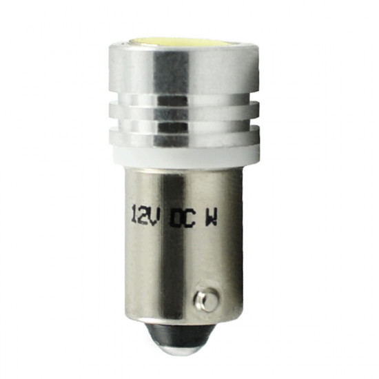 M-Tech T4W 12V 1W BA9s (ΜΙΝΙΟΝ) LED 1xHP ΛΕΥΚΟ BLISTER 2ΤΕΜ.