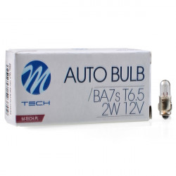 M-Tech T6.5 12V 2W BA7s (ΜΙΝΙΟΝ) STANDARD ΑΛΟΓΟΝΟΥ 10ΤΕΜ. M-TECH
