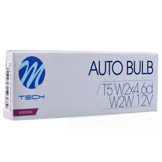 M-Tech W2W 12V 2W W2x4.6d (ΚΑΡΦΩΤΟ ΑΚΑΛΥΚΟ) STANDARD LINE ΑΛΟΓΟΝΟΥ 10ΤΕΜ.