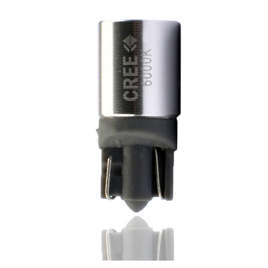 M-Tech W5W 12V T10 W2,1x9,5d LED 1xCREE ΛΕΥΚΟ (ΚΑΡΦΩΤΟ CAN-BUS) BLISTER 2ΤΕΜ.
