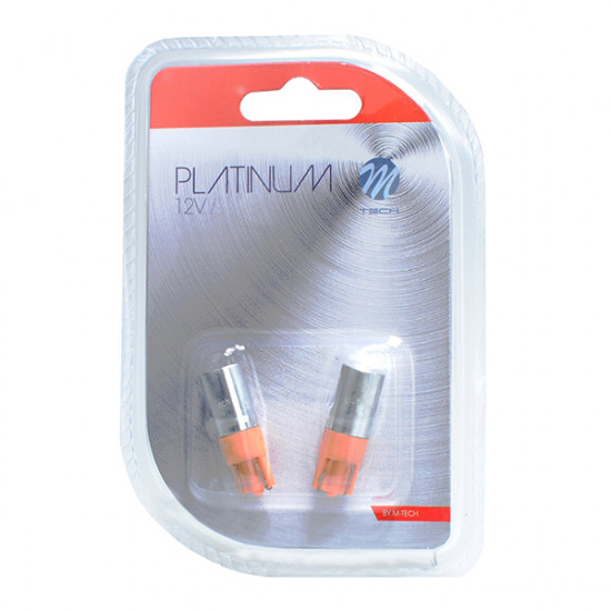 M-Tech W5W 12V T10 W2,1x9,5d LED 1xCREE ΛΕΥΚΟ (ΚΑΡΦΩΤΟ CAN-BUS) BLISTER 2ΤΕΜ.