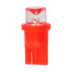 M-Tech W5W 12V T10 W2,1x9,5d LED 1xFlux 8mm ΚΟΚΚΙΝΟ (ΚΑΡΦΩΤΟ ΑΚΑΛΥΚΟ) BLISTER 2ΤΕΜ.