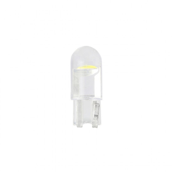 M-Tech W5W 12V T10 W2,1x9,5d LED 1xFlux 8mm ΛΕΥΚΟ ΔΙΑΘΛΑΣΗΣ (ΚΑΡΦΩΤΟ ΑΚΑΛΥΚΟ) 1ΤΕΜ. M-TECH