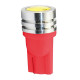 M-Tech W5W 12V T10 W2,1x9,5d LED 1xHP ΚΟΚΚΙΝΟ (ΚΑΡΦΩΤΟ ΑΚΑΛΥΚΟ) BLISTER 2ΤΕΜ. M-TECH