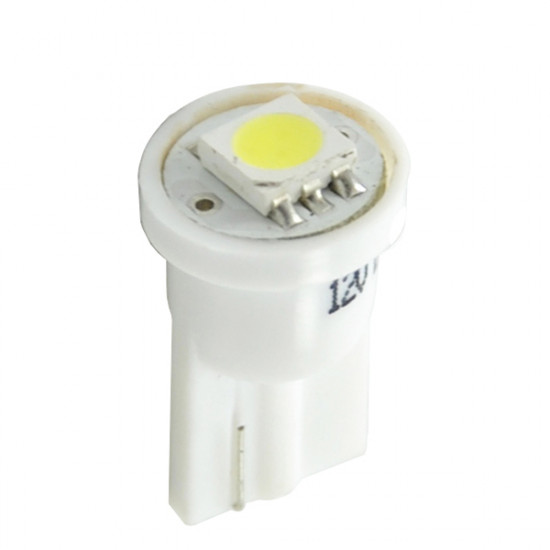 M-Tech W5W 12V T10 W2,1x9,5d LED 1xSMD5050 ΛΕΥΚΟ (ΚΑΡΦΩΤΟ ΑΚΑΛΥΚΟ) BLISTER 2ΤΕΜ.