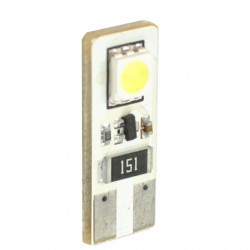 M-Tech W5W 12V T10 W2,1x9,5d LED 2xSMD5050 ΛΕΥΚΟ (ΚΑΡΦΩΤΟ CAN-BUS) 1ΤΕΜ. M-TECH