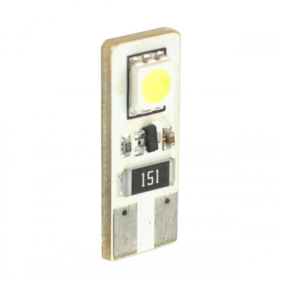 M-Tech W5W 12V T10 W2,1x9,5d LED 2xSMD5050 ΛΕΥΚΟ (ΚΑΡΦΩΤΟ CAN-BUS) BLISTER 2ΤΕΜ.