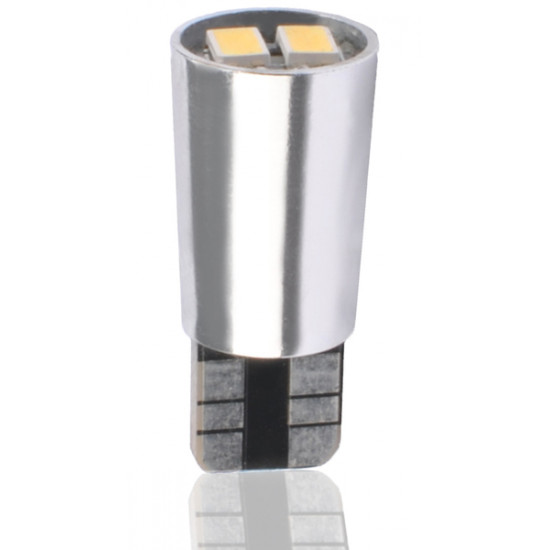 M-Tech W5W 12V T10 W2,1x9,5d LED 2xSMD5730 ΛΕΥΚΟ (ΚΑΡΦΩΤΟ CAN-BUS) 1ΤΕΜ. M-TECH