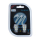 M-Tech W5W 12V T10 W2,1x9,5d LED 6xSMD3528 ΛΕΥΚΟ (ΚΑΡΦΩΤΟ ΑΚΑΛΥΚΟ) BLISTER 2ΤΕΜ.