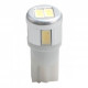 M-Tech W5W 12V T10 W2,1x9,5d LED 6xSMD5730 ΛΕΥΚΟ (ΚΑΡΦΩΤΟ ΑΚΑΛΥΚΟ) BLISTER 2ΤΕΜ. M-TECH