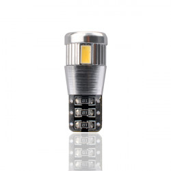 M-Tech W5W 12V T10 W2,1x9,5d LED 6xSMD5730 ΛΕΥΚΟ (ΚΑΡΦΩΤΟ CAN-BUS) 1ΤΕΜ.