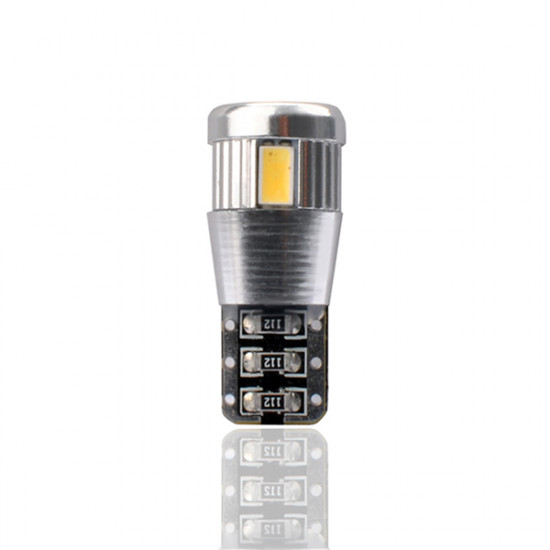 M-Tech W5W 12V T10 W2,1x9,5d LED 6xSMD5730 ΛΕΥΚΟ (ΚΑΡΦΩΤΟ CAN-BUS) 1ΤΕΜ.