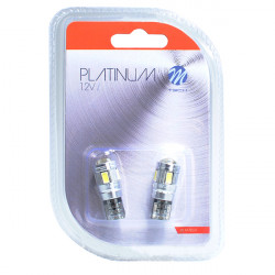 M-Tech W5W 12V T10 W2,1x9,5d LED 6xSMD5730 ΛΕΥΚΟ (ΚΑΡΦΩΤΟ CAN-BUS) 2ΤΕΜ.