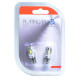 M-Tech W5W 12V T10 W2,1x9,5d LED 6xSMD5730 ΛΕΥΚΟ (ΚΑΡΦΩΤΟ CAN-BUS) 2ΤΕΜ.