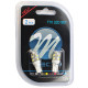 M-Tech W5W 12V T10 W2,1x9,5d LED 9xSMD3528 ΛΕΥΚΟ (ΚΑΡΦΩΤΟ ΑΚΑΛΥΚΟ) BLISTER 2ΤΕΜ.